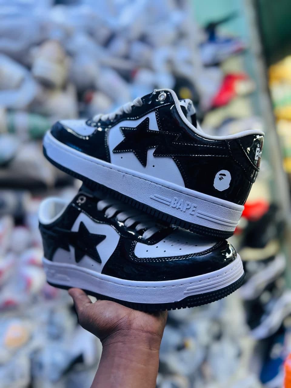 Bapesta Black & White