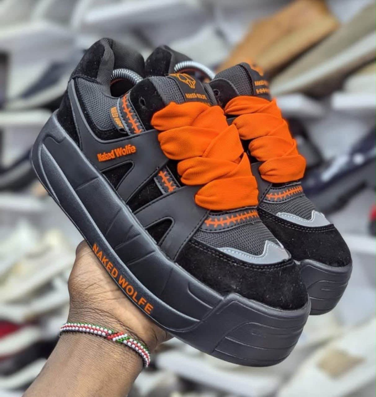 Naked Wolfe Black & Orange